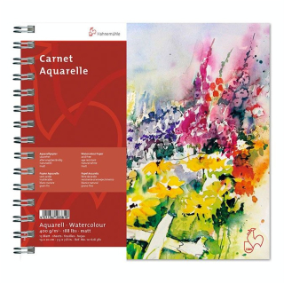 Carnet aquarelle 19 x 20 cm - 400 g/m² - Hahnemühle - Rougier et Plé