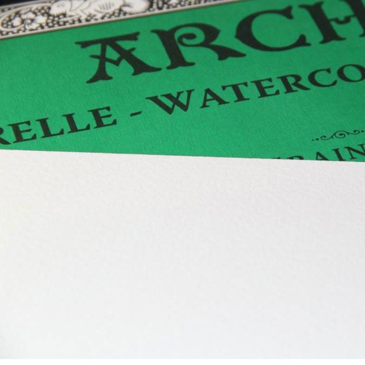 Bloc de papier aquarelle Grain fin 300 g/m² - 20 pages - Arches - Rougier et Plé