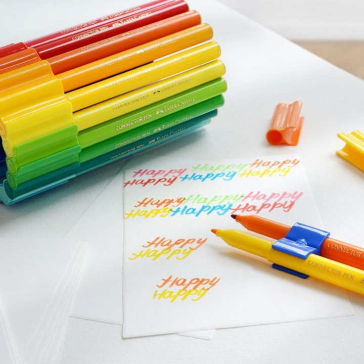 Feutre Connector Mallette de 60 pièces - Faber-Castell - Rougier et Plé