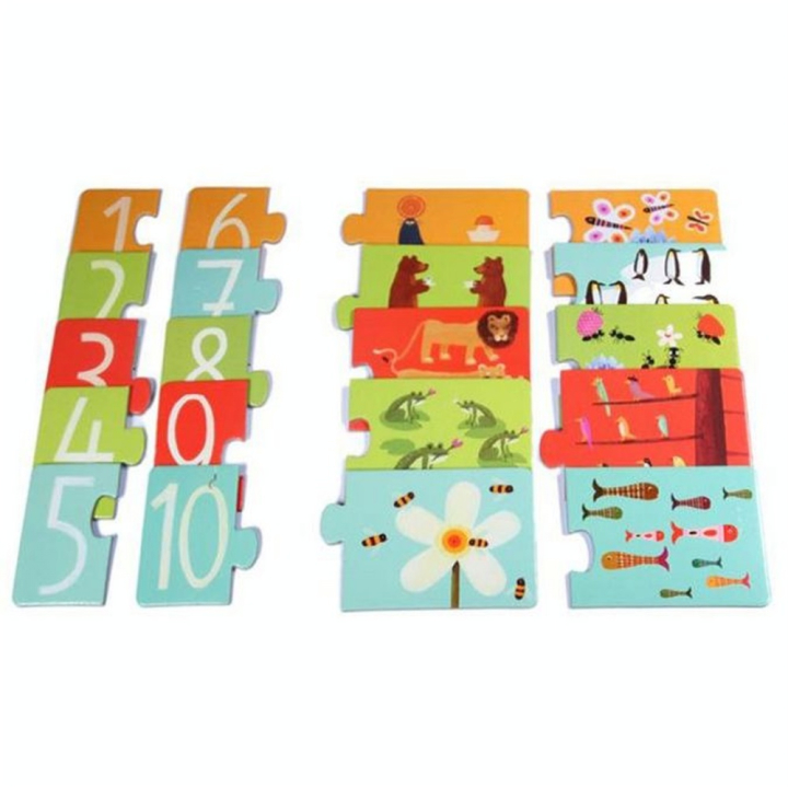 Puzzle duo Les Chiffres - Djeco - Rougier et Plé
