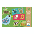 Puzzle duo Les Animaux - Djeco - Rougier et Plé