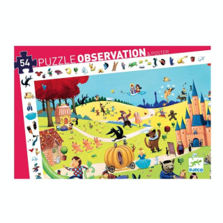 Puzzles d'observation Contes 54 pcs - Djeco - Rougier et Plé
