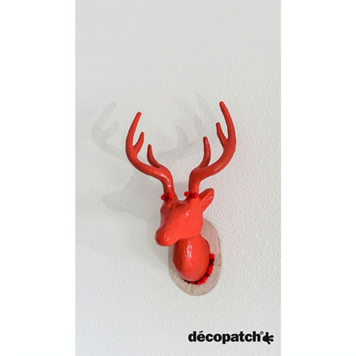 Objet en papier mâché Trophée cerf - Décopatch - Rougier et Plé