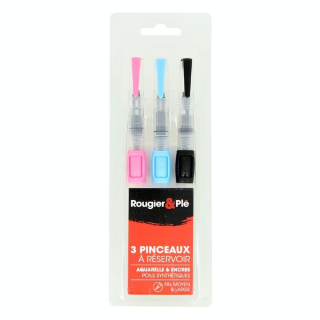 Pinceau à réservoir Assortiment 3 tailles S/M/L - Rougier&Plé - Rougier et Plé