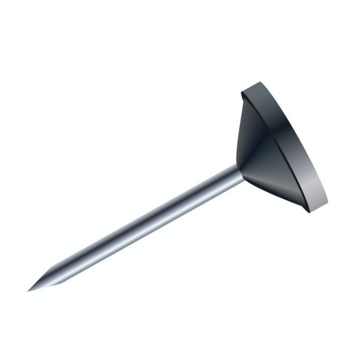 Épingles de signalisation Tête plate noire 5 mm - 100 pcs - Exacompta - Rougier et Plé