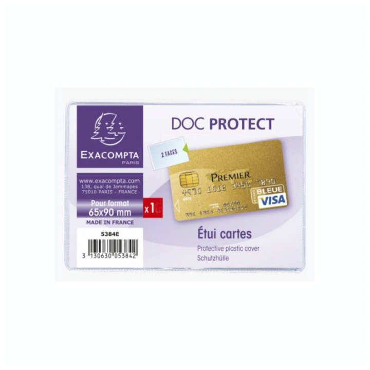 Étui pour Carte bancaire PVC - Exacompta - Rougier et Plé