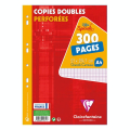 Copies doubles A4 Grands carreaux 300 pages - Clairefontaine - Rougier et Plé