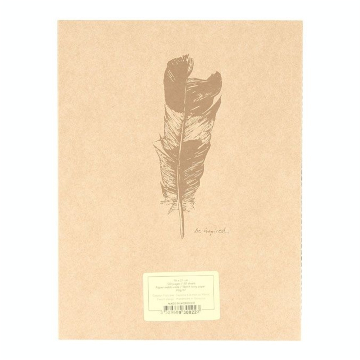 Carnet de dessin Flying Spirit kraft 90 g/m² - Clairefontaine - Rougier et Plé