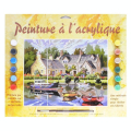 Peinture par numéro Maisons bretonnes - Oz International - Rougier et Plé
