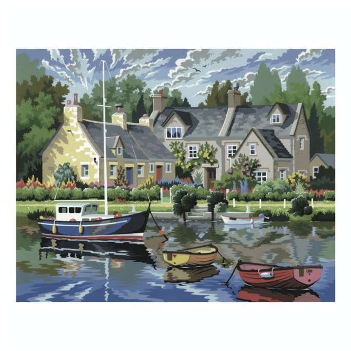 Peinture par numéro Maisons bretonnes - Oz International - Rougier et Plé