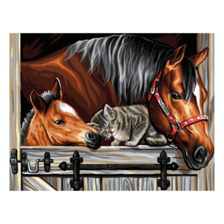Peinture par numéro Un trio en Or - Oz International - Rougier et Plé