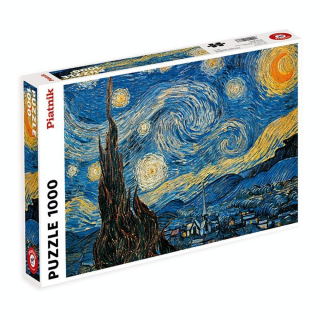 Puzzle 1000 pièces Van Gogh La nuit étoilée - Piatnik - Rougier et Plé