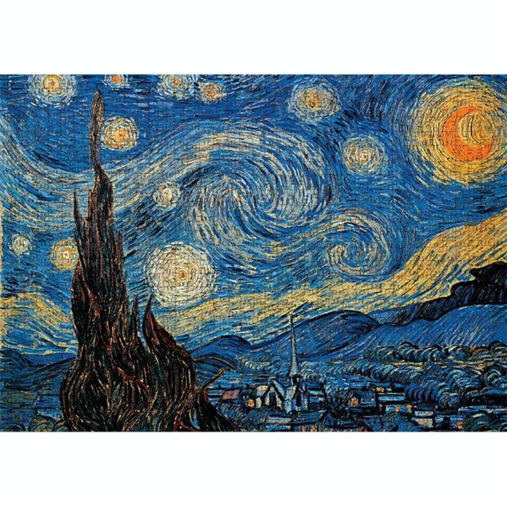 Puzzle 1000 pièces Van Gogh La nuit étoilée - Piatnik - Rougier et Plé