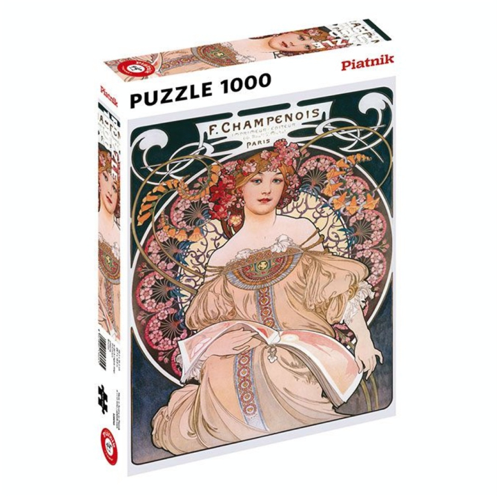Puzzle 1000 pièces Mucha - Piatnik - Rougier et Plé