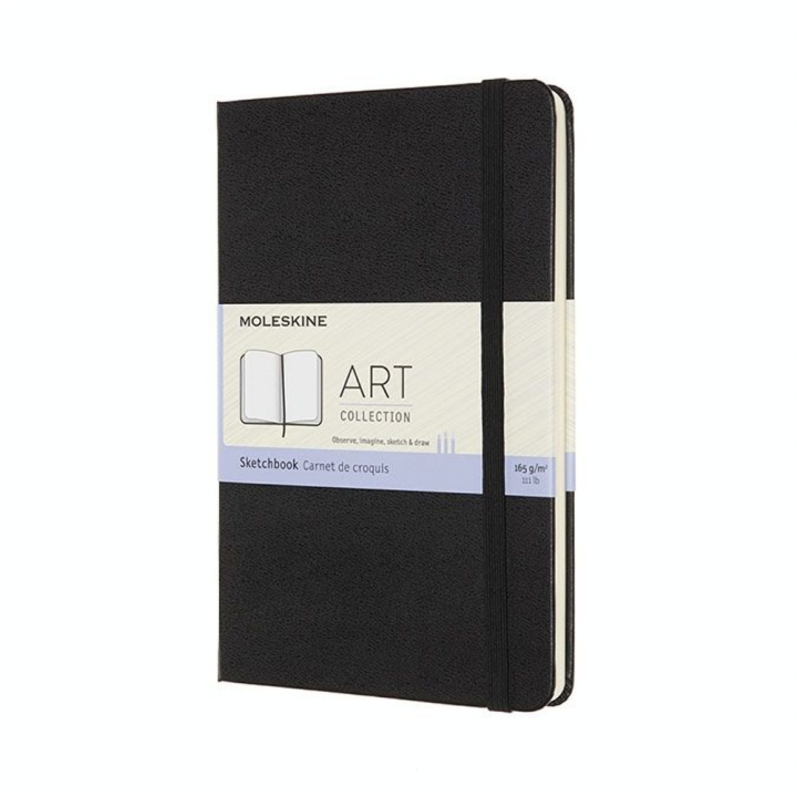 Carnet de croquis Art 11,5 x 17,5 cm Noir - Moleskine - Rougier et Plé