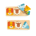 Puzzle en bois Animabasic - Djeco - Rougier et Plé