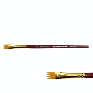 Brosse peigne fibre synthétique orange Ruby s.20PE - Léonard - Rougier et Plé