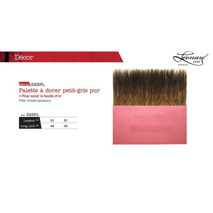 Palette à dorer petit-gris pur s.323PL - Léonard - Rougier et Plé