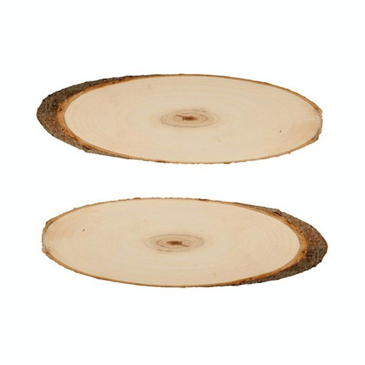Rondelle de peuplier ovale 37 x 42 cm 2 pcs - Artemio - Rougier et Plé