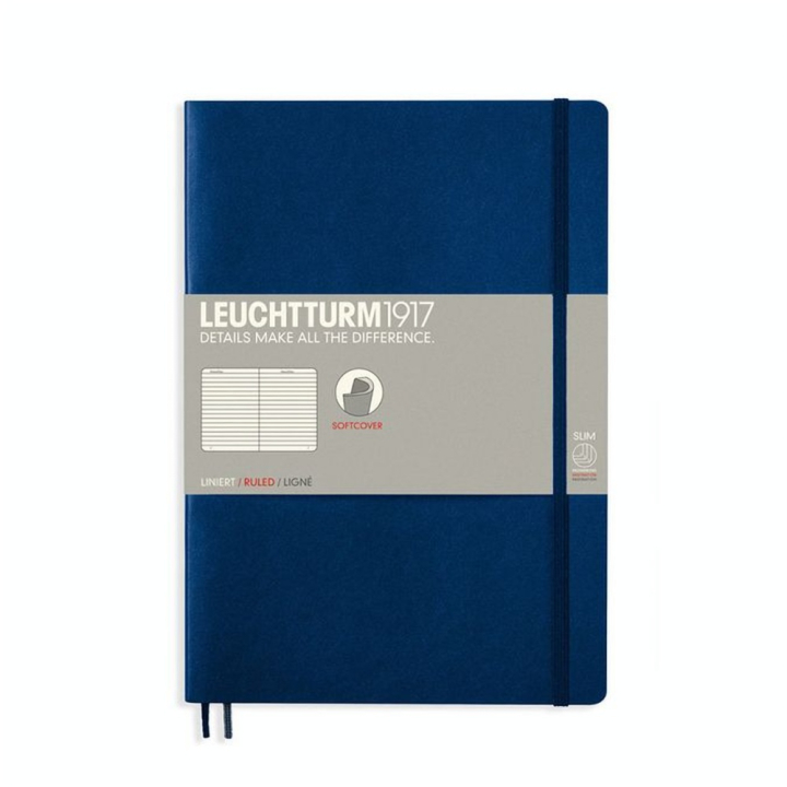 Carnet de notes Souple B5 17,8 x 25,4 cm Ligné - Leuchtturm1917 - Rougier et Plé