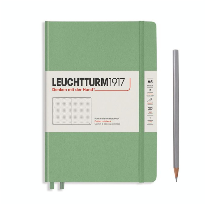 Carnet de notes Rigide A5 14,5 x 21 cm Pointillé - Leuchtturm1917 - Rougier et Plé