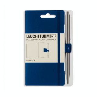 Attache stylo pour carnet Pen Loop Bleu marine - Leuchtturm1917 - Rougier et Plé