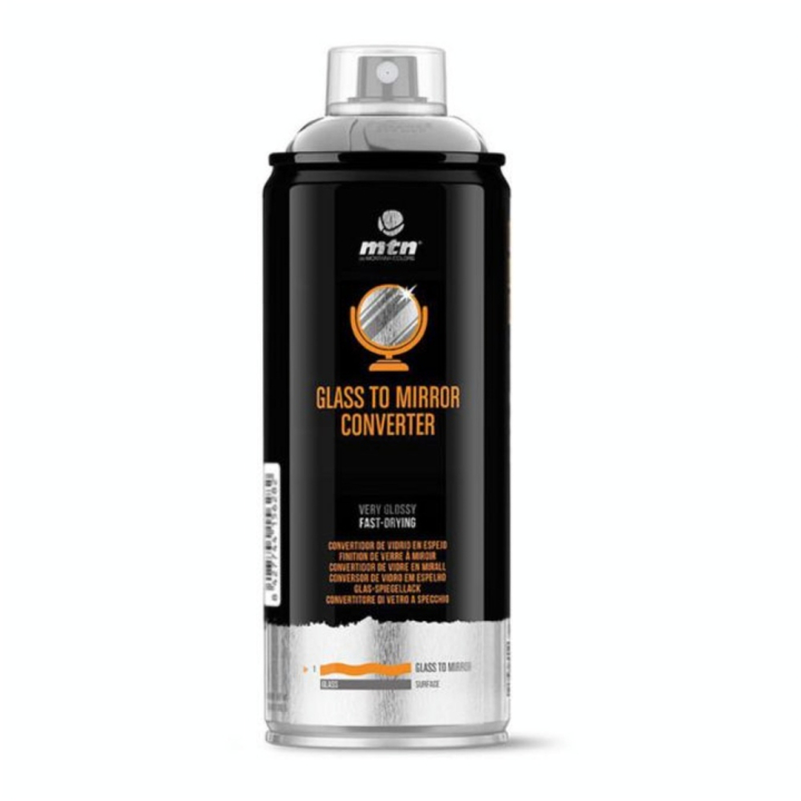 Peinture en spray MTN Pro convertisseur verre en miroir 400 ml - Montana - Rougier et Plé