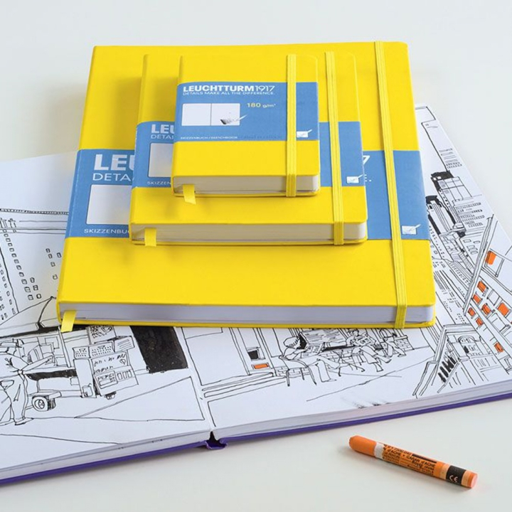 Carnet de croquis Medium 150 g/m² 14,5 x 21 cm 112p - Leuchtturm1917 - Rougier et Plé