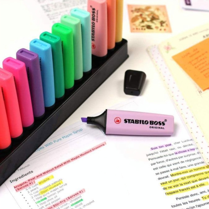 Surligneur BOSS ORIGINAL Édition Collector 15 couleurs - STABILO - Rougier et Plé