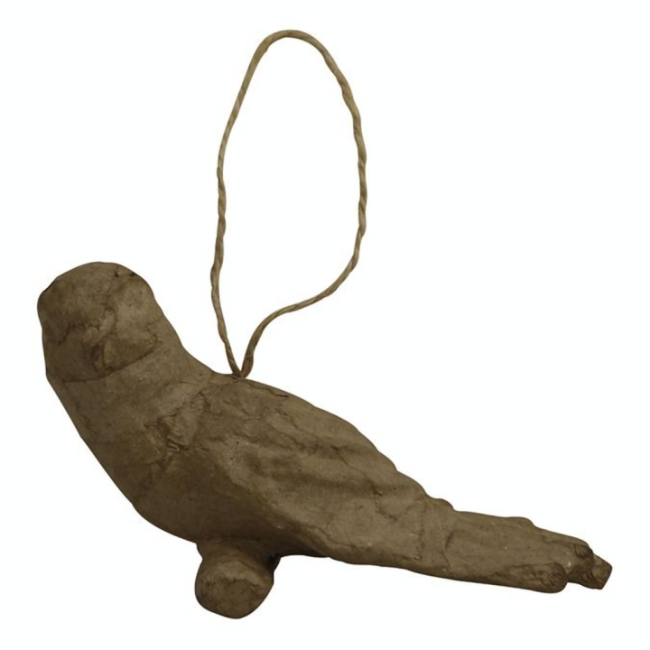 Perroquet à suspendre en papier mâché 10,5 cm - Décopatch - Rougier et Plé