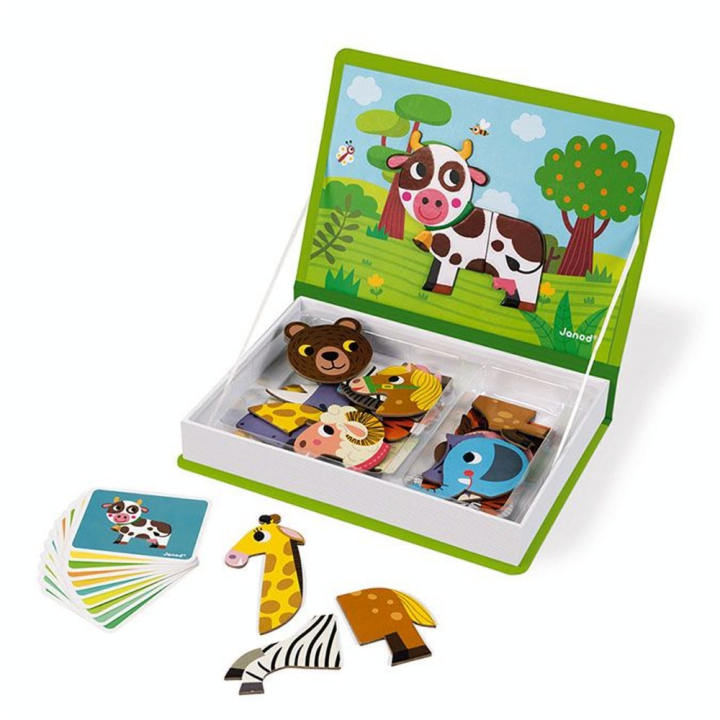 Jeu éducatif Magnéti'book Animaux 30 magnets - Janod - Rougier et Plé