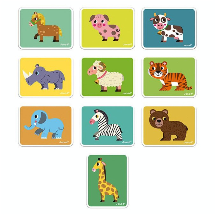 Jeu éducatif Magnéti'book Animaux 30 magnets - Janod - Rougier et Plé