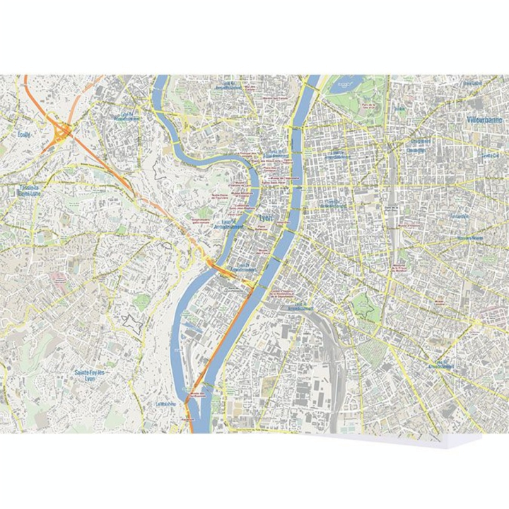 Puzzle plan de Lyon - Helvetiq - Rougier et Plé