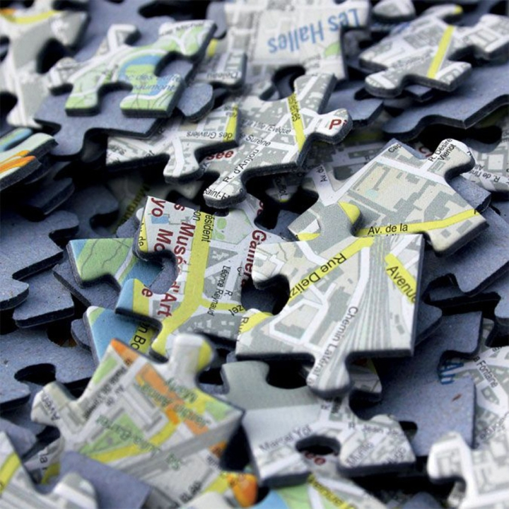 Puzzle plan de Paris - Helvetiq - Rougier et Plé