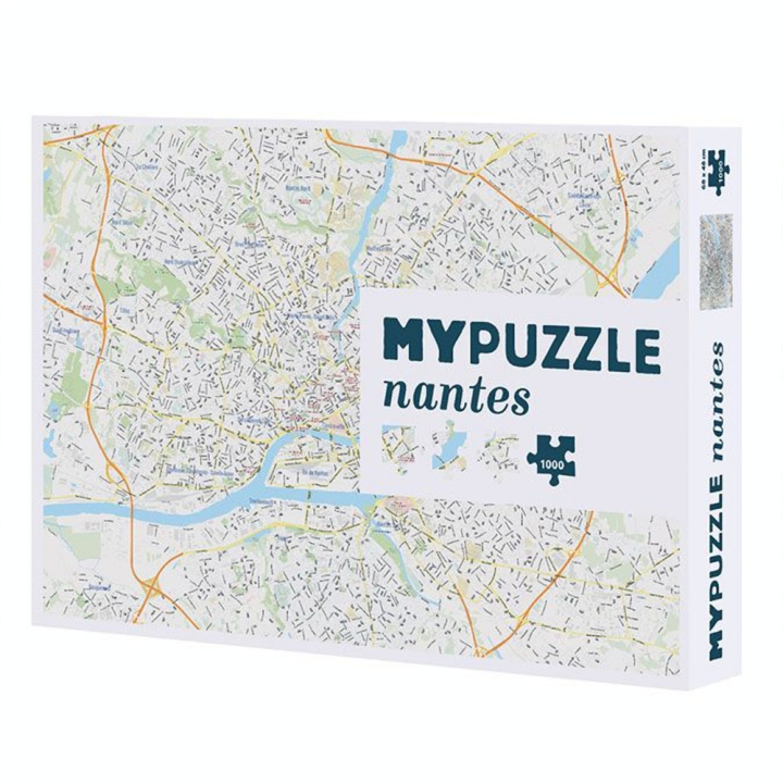 Puzzle plan de Nantes - Helvetiq - Rougier et Plé