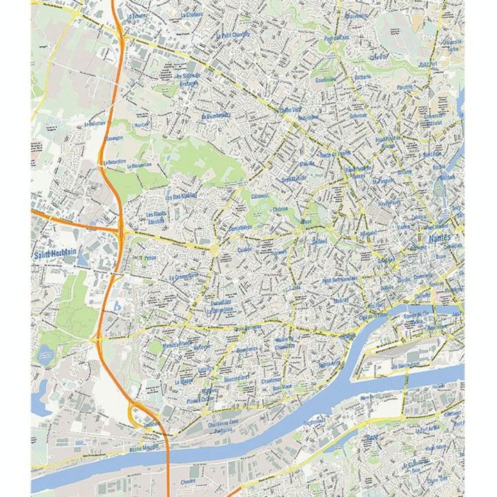 Puzzle plan de Nantes - Helvetiq - Rougier et Plé