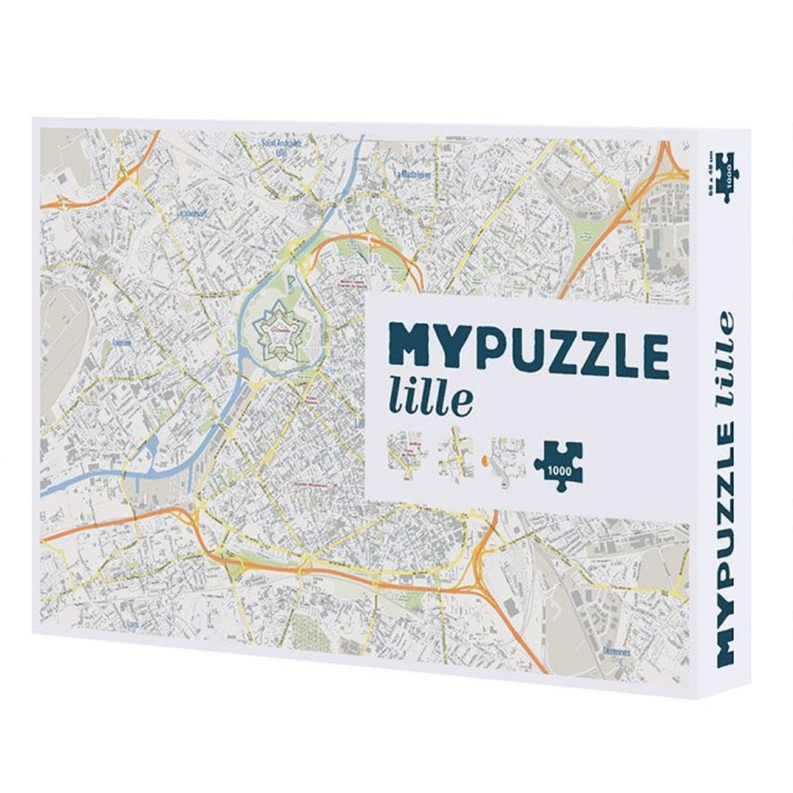 Puzzle plan de Lille - Helvetiq - Rougier et Plé