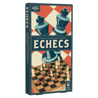 Jeu d'échecs en bois Vintage - Professor Puzzle - Rougier et Plé