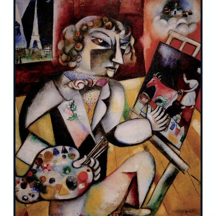 Puzzle Autoportrait Chagall 1000 pièces - Piatnik - Rougier et Plé