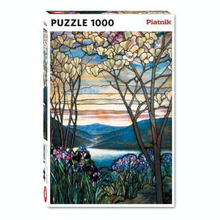 Puzzle Magnolias et iris 1000 pièces - Piatnik - Rougier et Plé