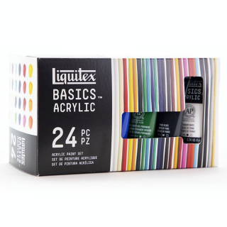 Peinture acrylique Basics Set 24 x 22 ml - Liquitex - Rougier et Plé