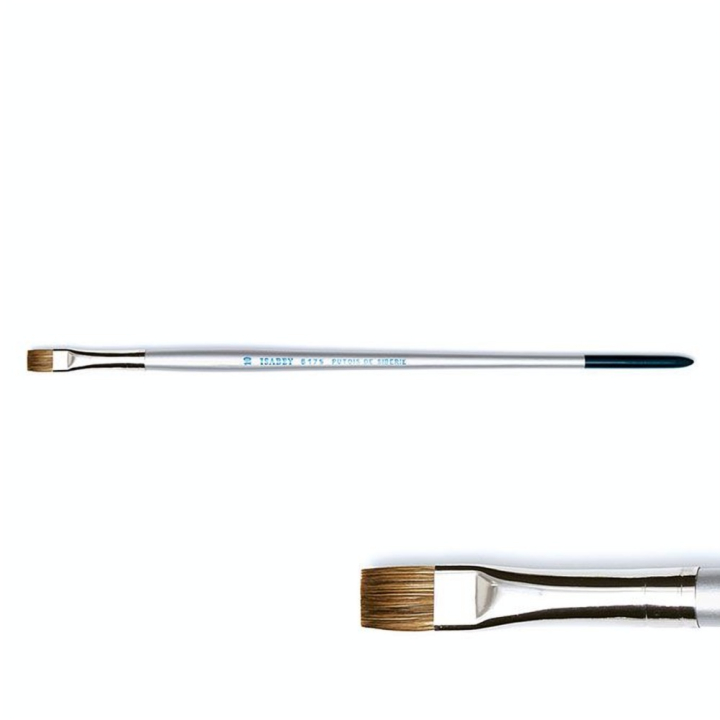 Brosse plate Putois de Sibérie série 6175 - Isabey - Rougier et Plé