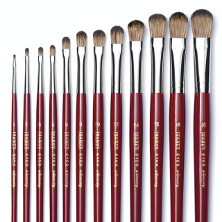 Brosse usée bombée Memory série 6159 - Isabey - Rougier et Plé