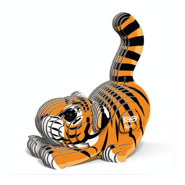 Maquette carton 3D Tigre - Eugy - Rougier et Plé