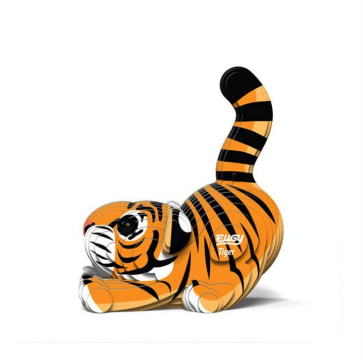 Maquette carton 3D Tigre - Eugy - Rougier et Plé