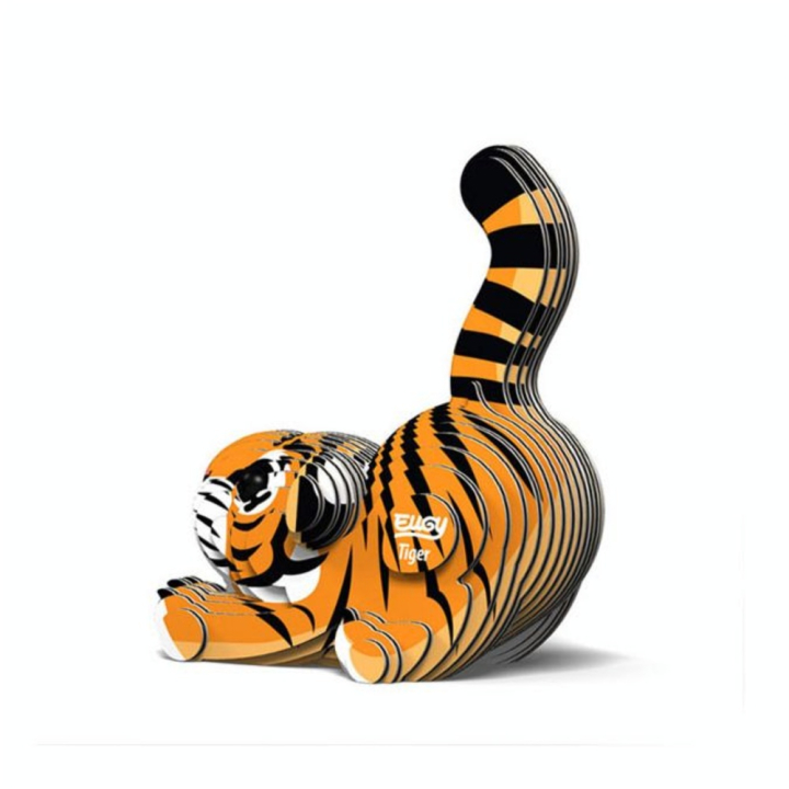 Maquette carton 3D Tigre - Eugy - Rougier et Plé