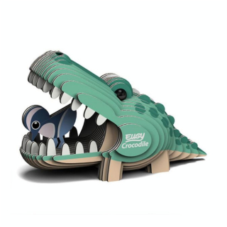 Maquette carton 3D Crocodile - Eugy - Rougier et Plé