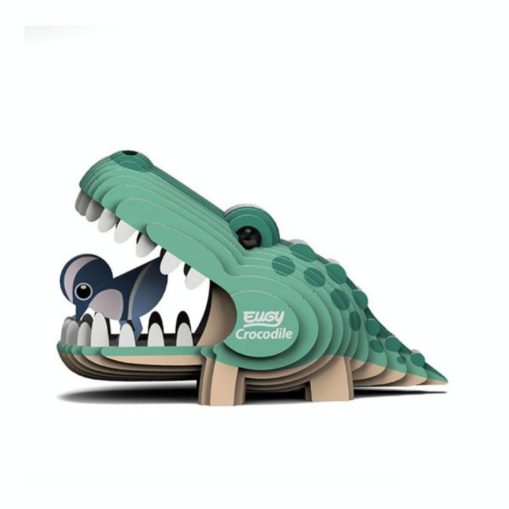 Maquette carton 3D Crocodile - Eugy - Rougier et Plé
