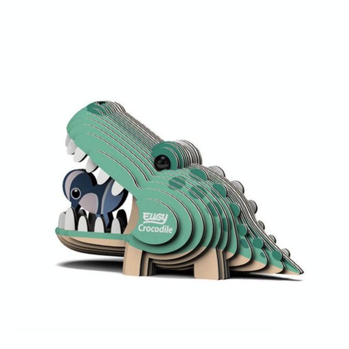 Maquette carton 3D Crocodile - Eugy - Rougier et Plé