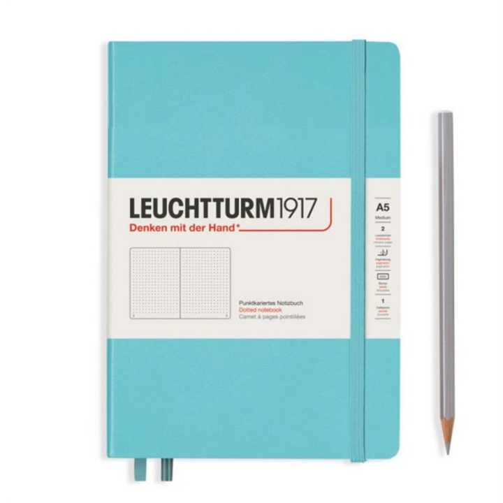 Carnet de notes A5 14,5 x 21 cm Rising Colours couverture souple Pointillé - Leuchtturm1917 - Rougier et Plé
